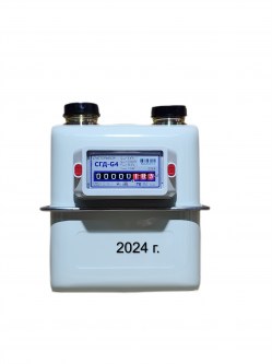 Счетчик газа СГД-G4ТК с термокорректором (вход газа левый, 110мм, резьба 1 1/4") г. Орёл 2024 год выпуска Полевской
